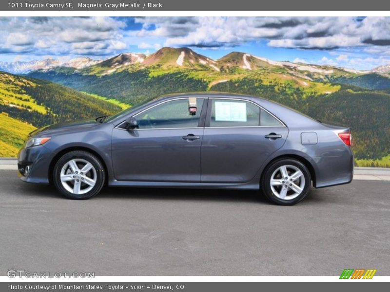 Magnetic Gray Metallic / Black 2013 Toyota Camry SE