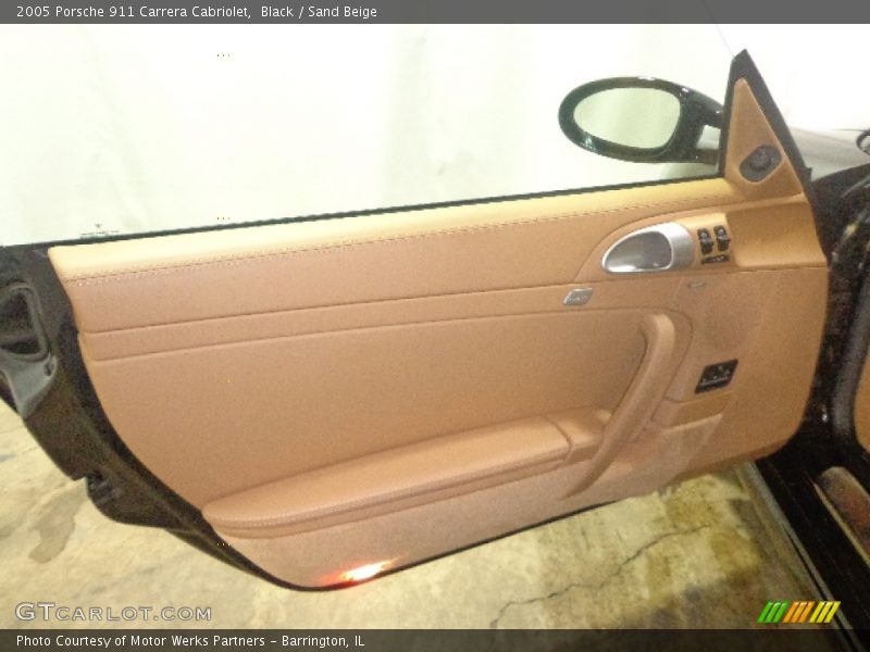 Black / Sand Beige 2005 Porsche 911 Carrera Cabriolet