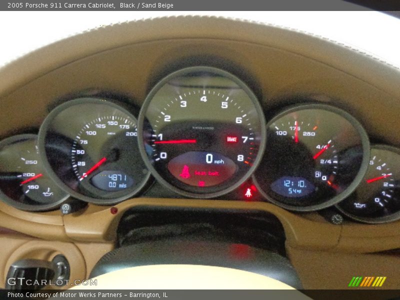Black / Sand Beige 2005 Porsche 911 Carrera Cabriolet