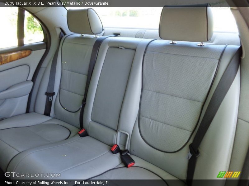 Pearl Grey Metallic / Dove/Granite 2008 Jaguar XJ XJ8 L