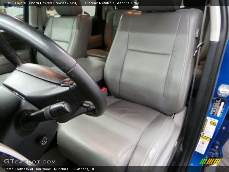 Blue Streak Metallic / Graphite Gray 2007 Toyota Tundra Limited CrewMax 4x4