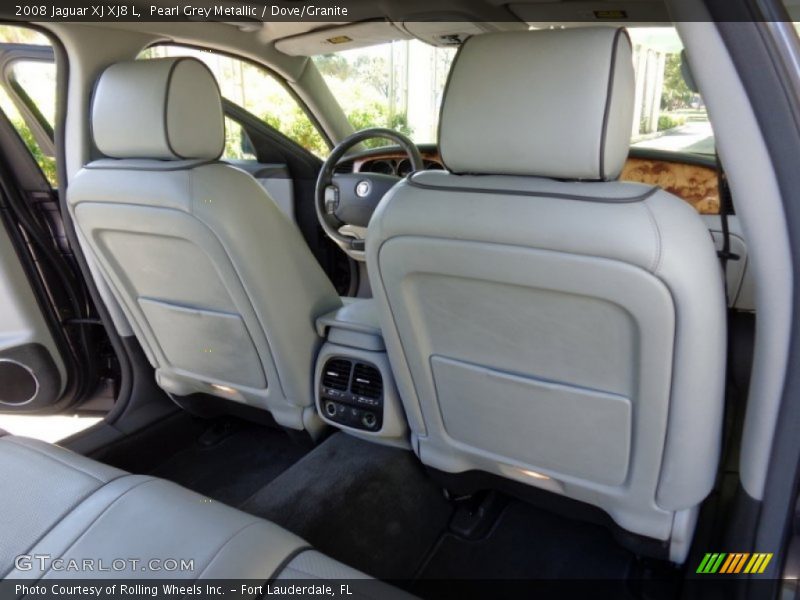 Pearl Grey Metallic / Dove/Granite 2008 Jaguar XJ XJ8 L