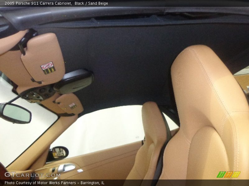 Black / Sand Beige 2005 Porsche 911 Carrera Cabriolet