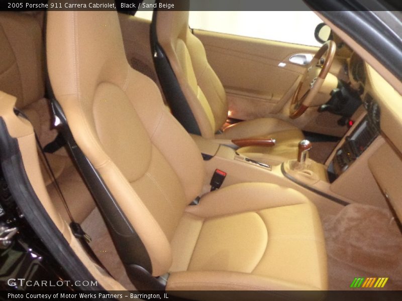 Black / Sand Beige 2005 Porsche 911 Carrera Cabriolet