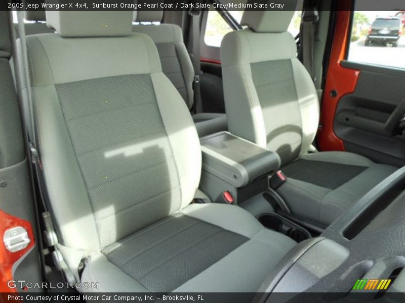 Sunburst Orange Pearl Coat / Dark Slate Gray/Medium Slate Gray 2009 Jeep Wrangler X 4x4