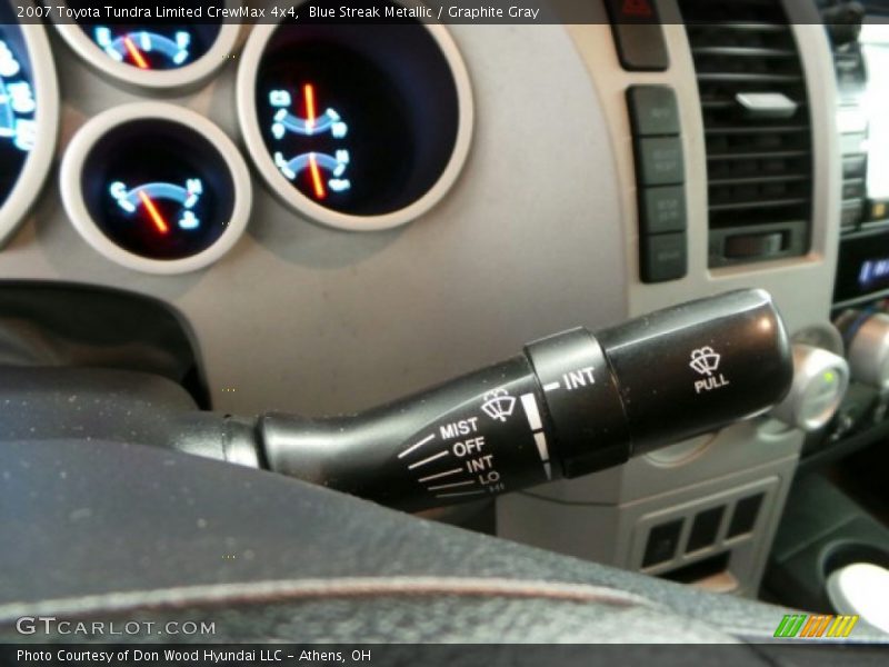Blue Streak Metallic / Graphite Gray 2007 Toyota Tundra Limited CrewMax 4x4
