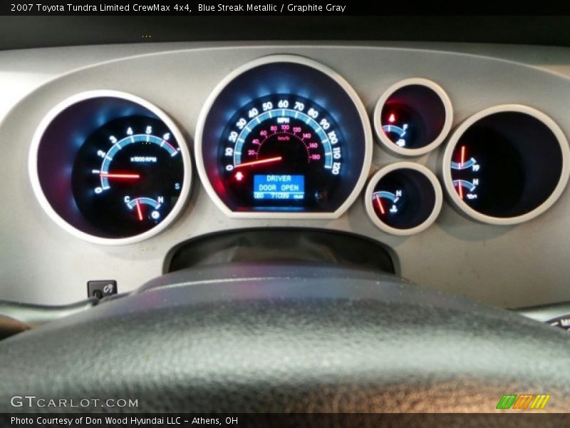 Blue Streak Metallic / Graphite Gray 2007 Toyota Tundra Limited CrewMax 4x4