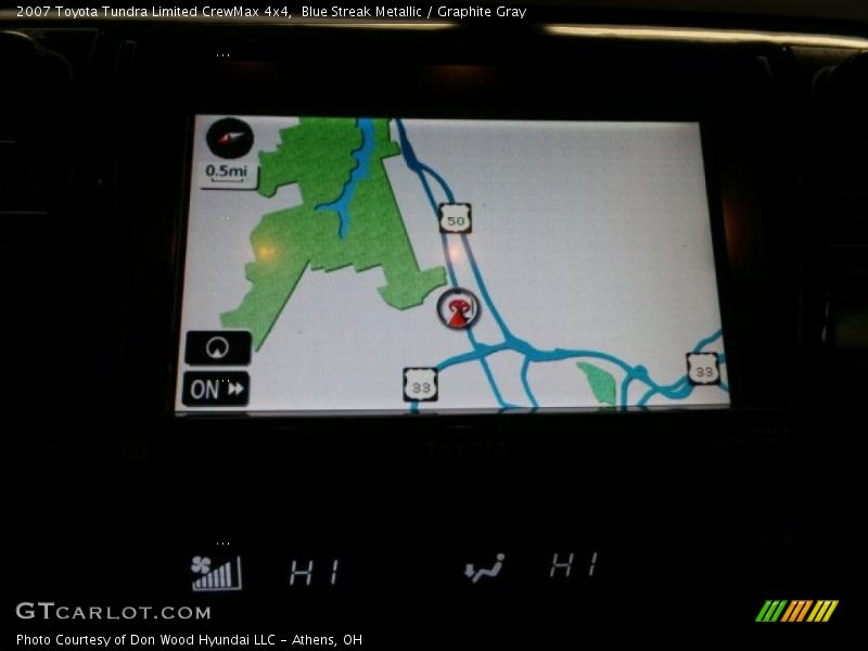 Blue Streak Metallic / Graphite Gray 2007 Toyota Tundra Limited CrewMax 4x4