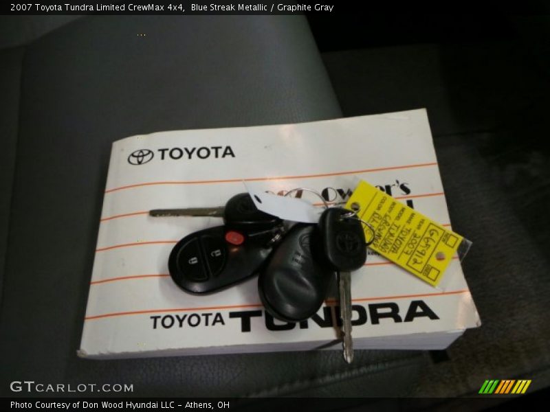 Blue Streak Metallic / Graphite Gray 2007 Toyota Tundra Limited CrewMax 4x4