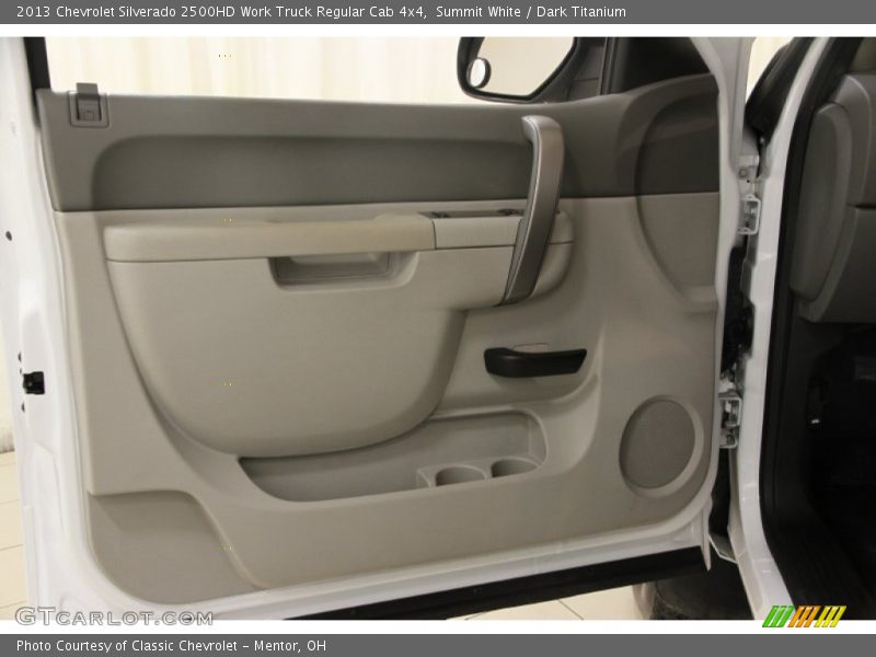 Summit White / Dark Titanium 2013 Chevrolet Silverado 2500HD Work Truck Regular Cab 4x4