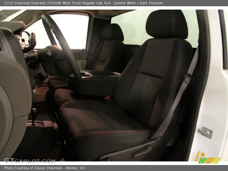 Summit White / Dark Titanium 2013 Chevrolet Silverado 2500HD Work Truck Regular Cab 4x4