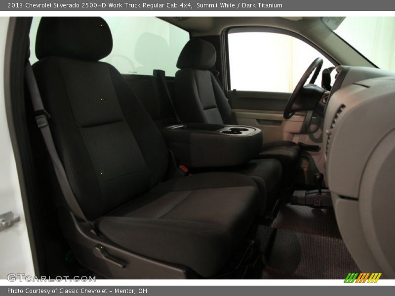 Summit White / Dark Titanium 2013 Chevrolet Silverado 2500HD Work Truck Regular Cab 4x4