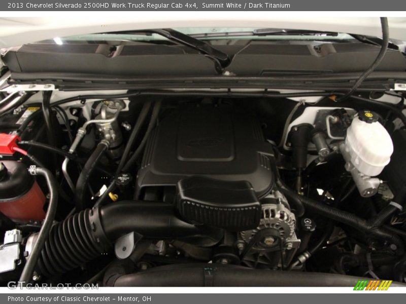 Summit White / Dark Titanium 2013 Chevrolet Silverado 2500HD Work Truck Regular Cab 4x4