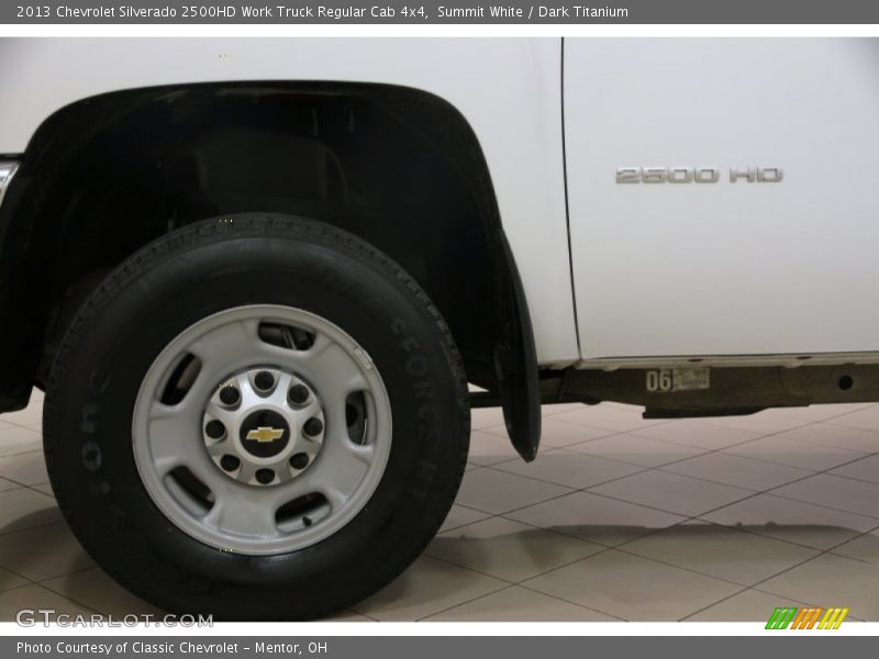 Summit White / Dark Titanium 2013 Chevrolet Silverado 2500HD Work Truck Regular Cab 4x4