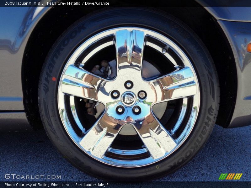 Pearl Grey Metallic / Dove/Granite 2008 Jaguar XJ XJ8 L