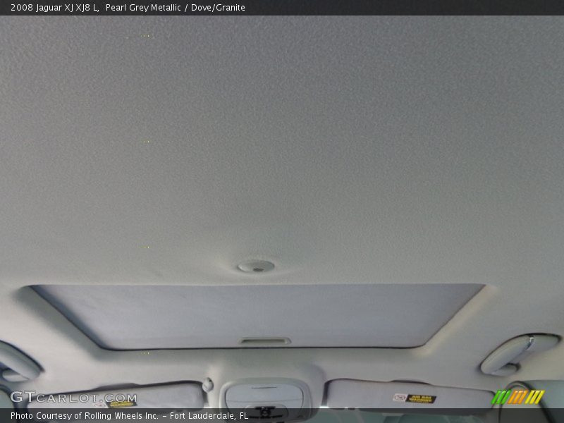 Pearl Grey Metallic / Dove/Granite 2008 Jaguar XJ XJ8 L