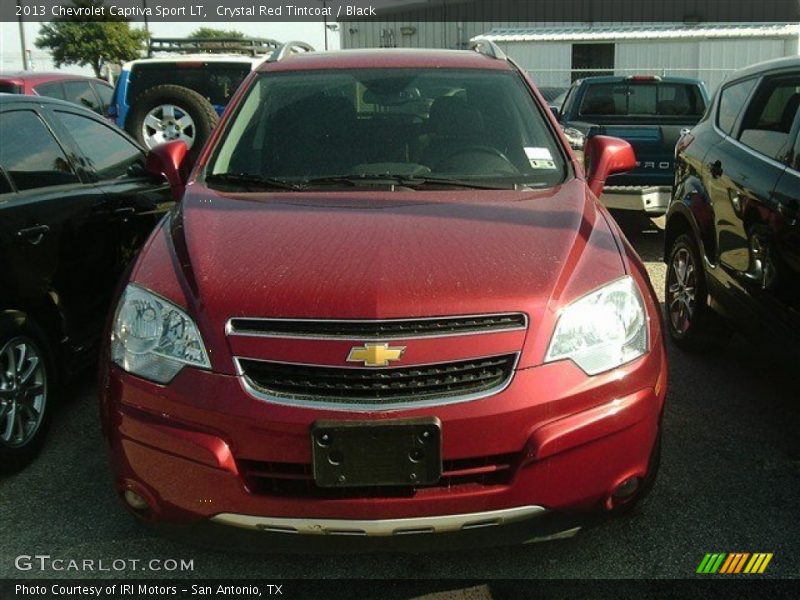 Crystal Red Tintcoat / Black 2013 Chevrolet Captiva Sport LT