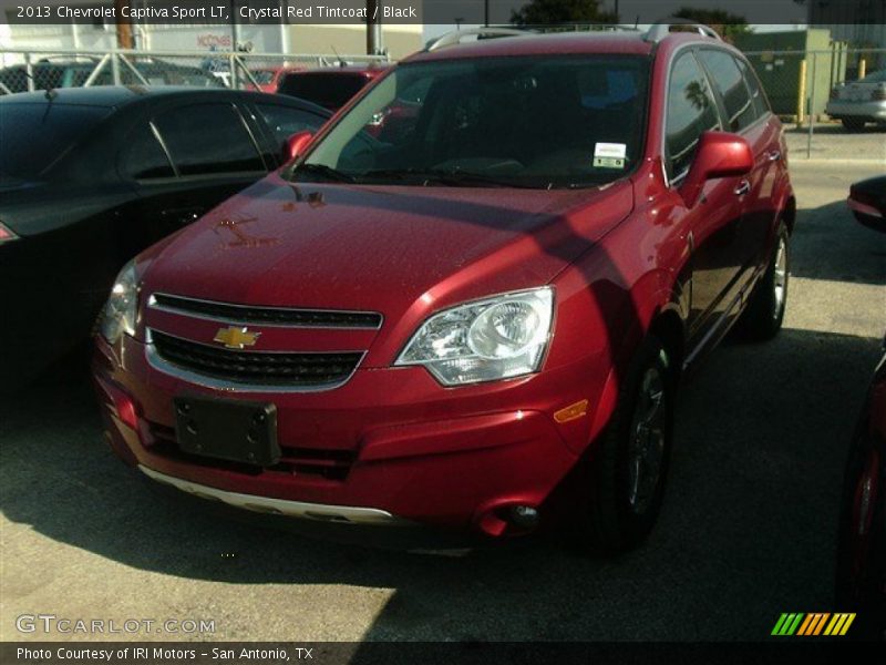 Crystal Red Tintcoat / Black 2013 Chevrolet Captiva Sport LT