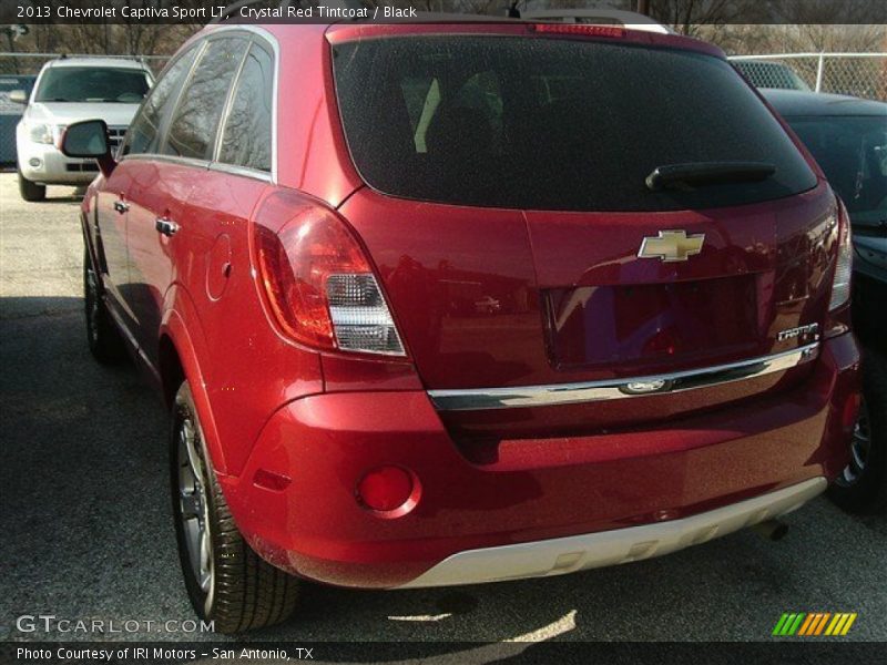 Crystal Red Tintcoat / Black 2013 Chevrolet Captiva Sport LT