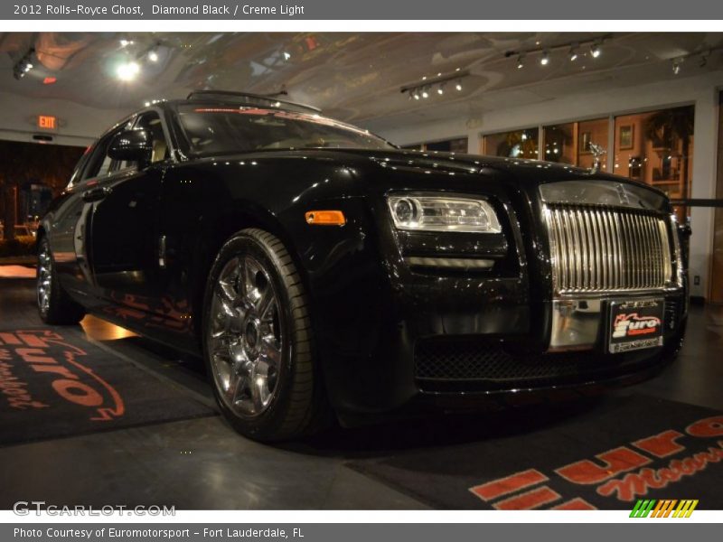 Diamond Black / Creme Light 2012 Rolls-Royce Ghost
