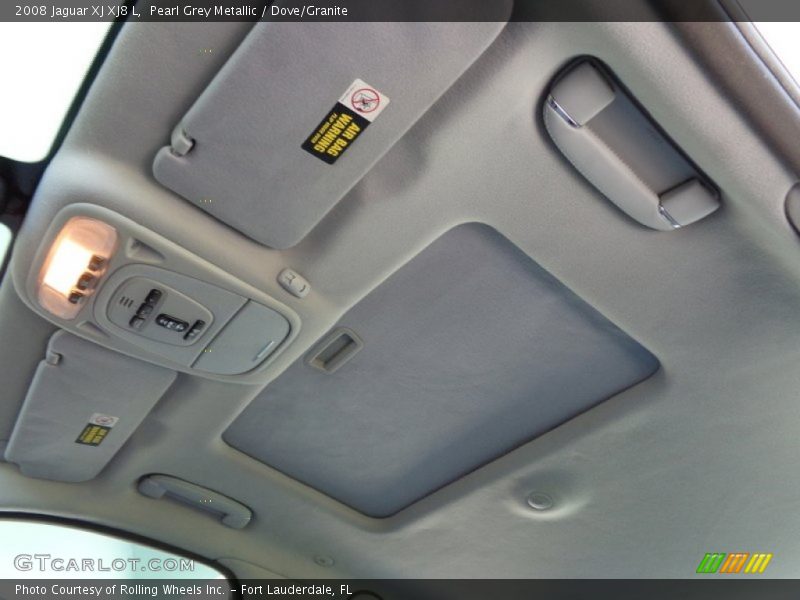 Pearl Grey Metallic / Dove/Granite 2008 Jaguar XJ XJ8 L