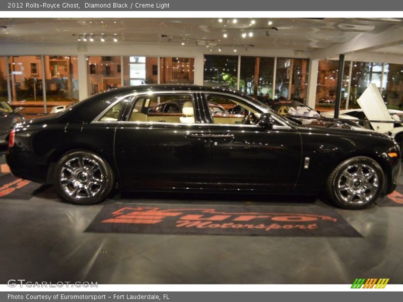 Diamond Black / Creme Light 2012 Rolls-Royce Ghost