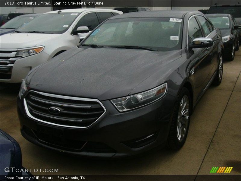 Sterling Gray Metallic / Dune 2013 Ford Taurus Limited