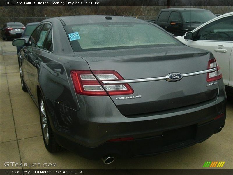 Sterling Gray Metallic / Dune 2013 Ford Taurus Limited