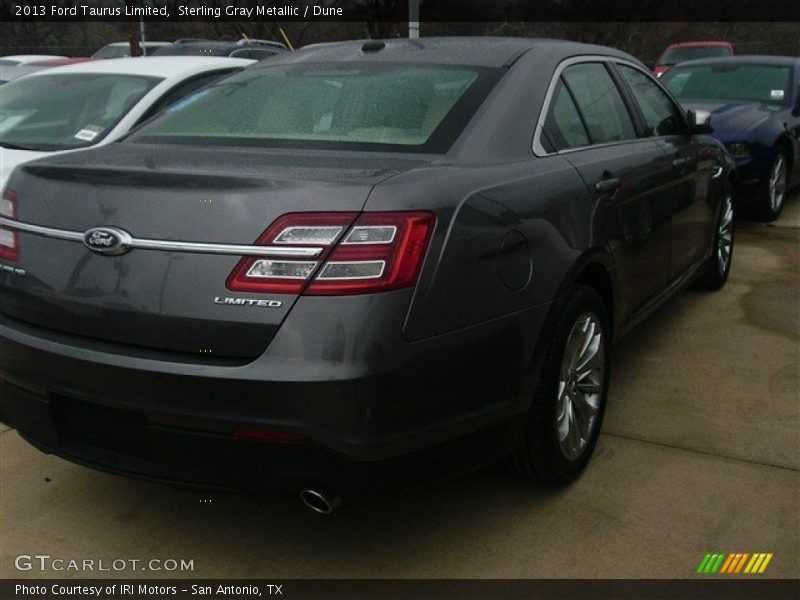 Sterling Gray Metallic / Dune 2013 Ford Taurus Limited