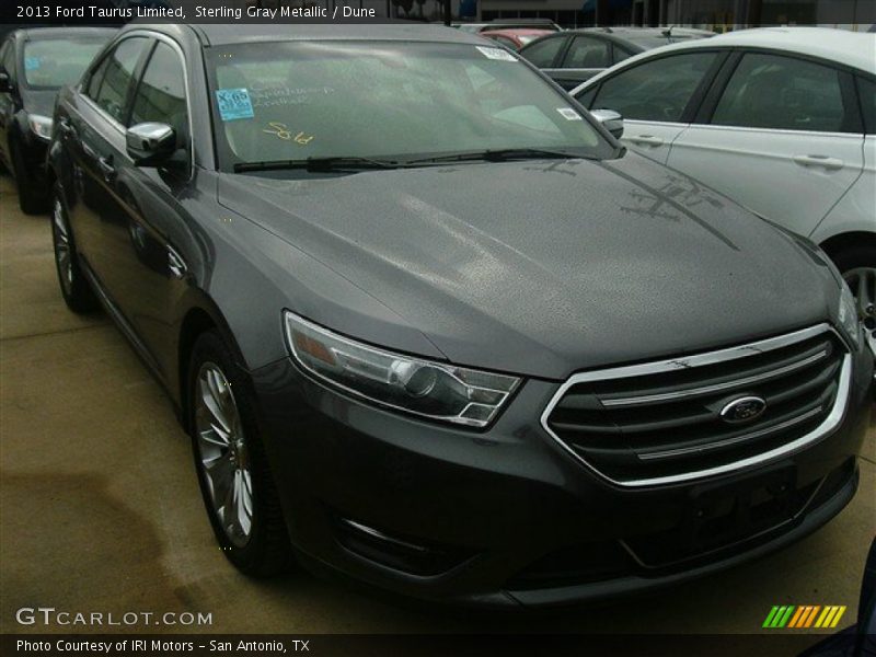 Sterling Gray Metallic / Dune 2013 Ford Taurus Limited