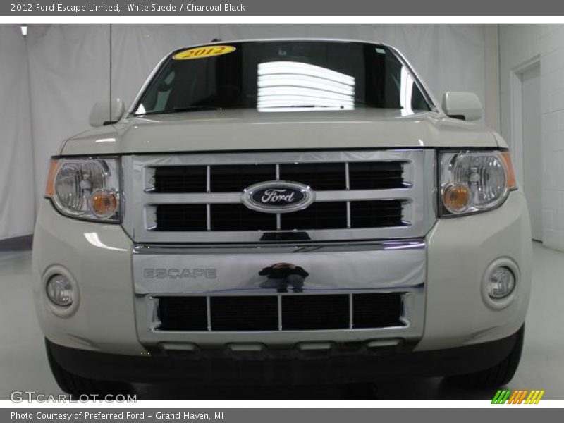 White Suede / Charcoal Black 2012 Ford Escape Limited