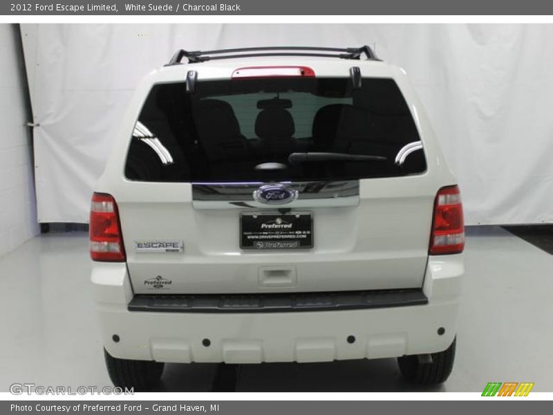 White Suede / Charcoal Black 2012 Ford Escape Limited