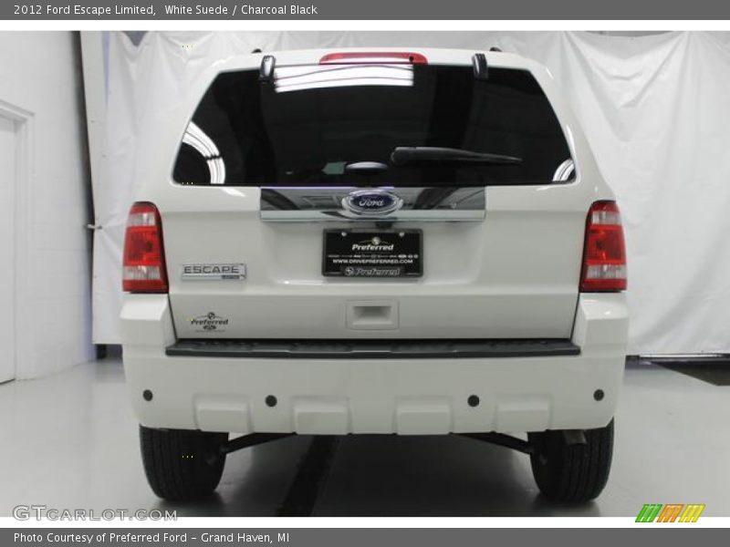 White Suede / Charcoal Black 2012 Ford Escape Limited