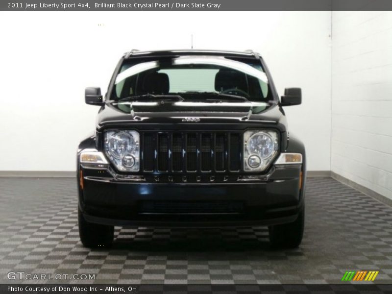 Brilliant Black Crystal Pearl / Dark Slate Gray 2011 Jeep Liberty Sport 4x4