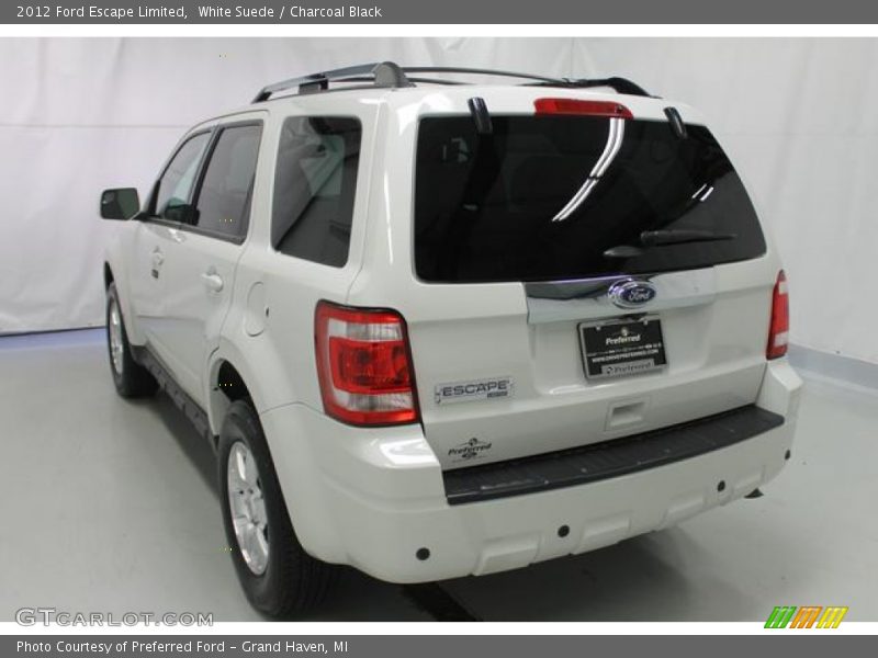 White Suede / Charcoal Black 2012 Ford Escape Limited