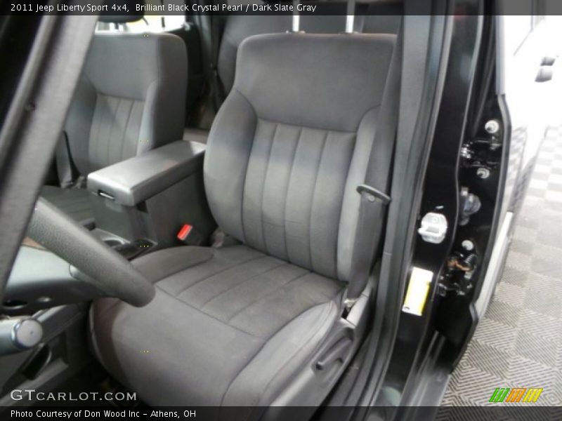 Brilliant Black Crystal Pearl / Dark Slate Gray 2011 Jeep Liberty Sport 4x4