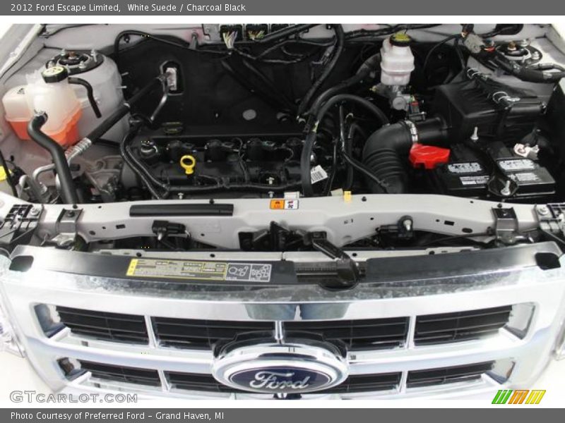 White Suede / Charcoal Black 2012 Ford Escape Limited