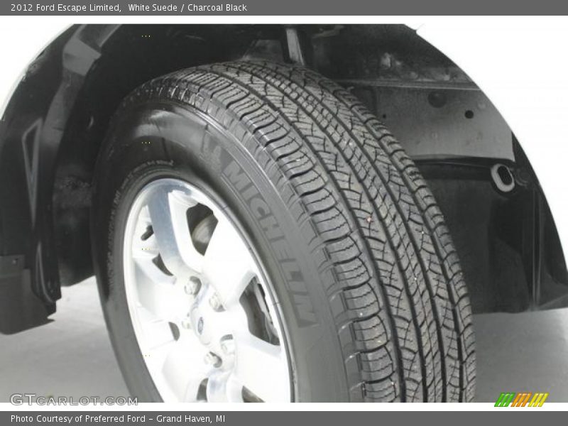 White Suede / Charcoal Black 2012 Ford Escape Limited