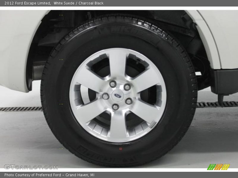 White Suede / Charcoal Black 2012 Ford Escape Limited