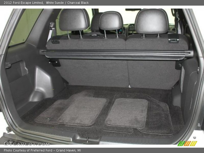White Suede / Charcoal Black 2012 Ford Escape Limited
