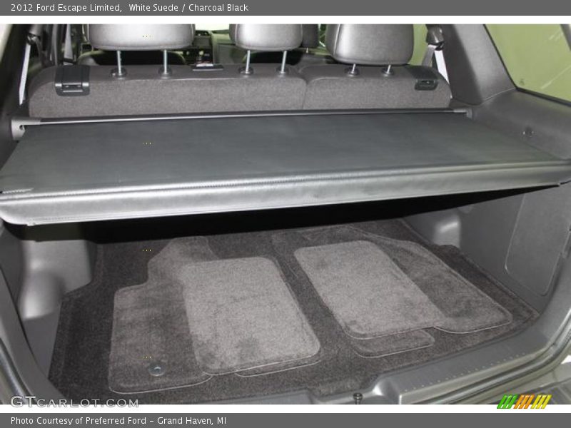 White Suede / Charcoal Black 2012 Ford Escape Limited