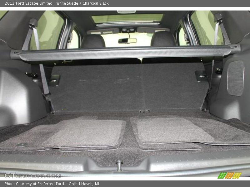 White Suede / Charcoal Black 2012 Ford Escape Limited