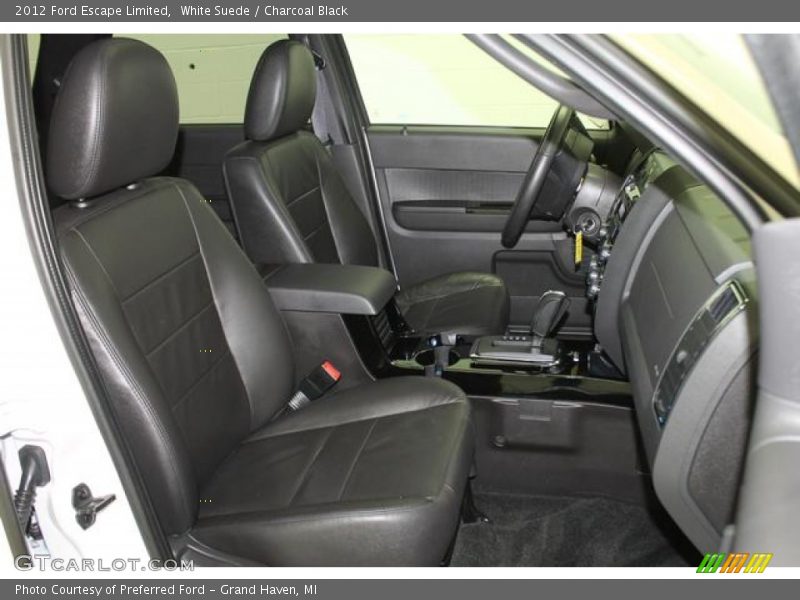 White Suede / Charcoal Black 2012 Ford Escape Limited