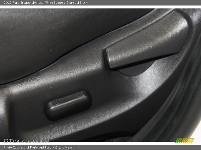 White Suede / Charcoal Black 2012 Ford Escape Limited