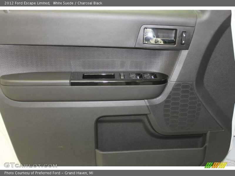 White Suede / Charcoal Black 2012 Ford Escape Limited