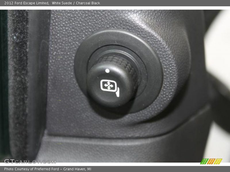White Suede / Charcoal Black 2012 Ford Escape Limited