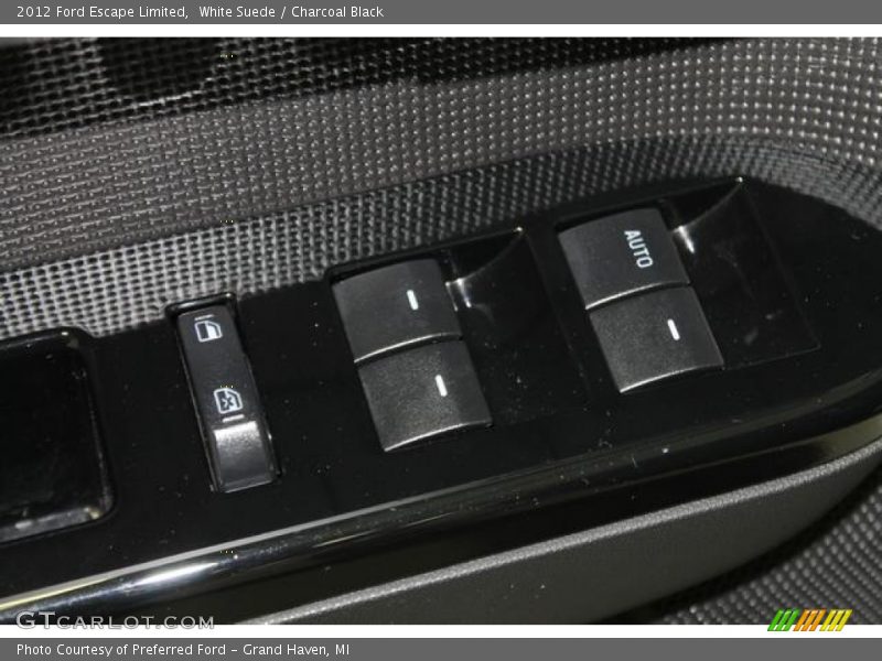 White Suede / Charcoal Black 2012 Ford Escape Limited