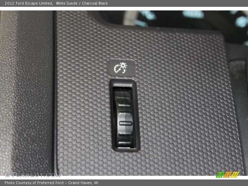 White Suede / Charcoal Black 2012 Ford Escape Limited