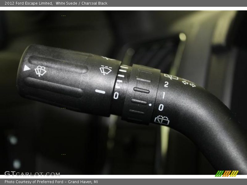 White Suede / Charcoal Black 2012 Ford Escape Limited