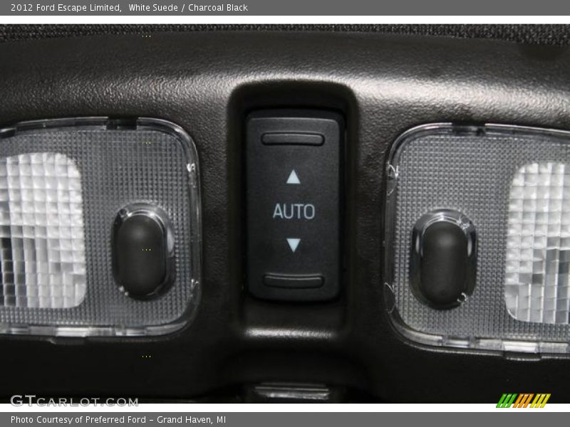 White Suede / Charcoal Black 2012 Ford Escape Limited